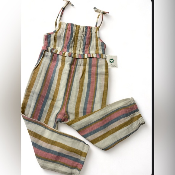 Baby Girl's Multicolor Romper - Picture 3 of 4